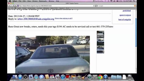 craigslist bakersfield